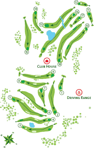 Alto Golf Course layout