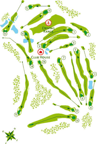 Benamor Golf Course layout