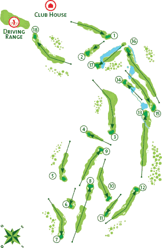 Boavista Golf Course layout