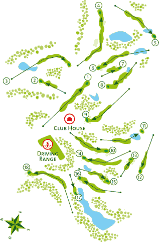 Castro Marim Golf Course layout