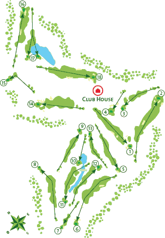 Gramacho Golf Course layout