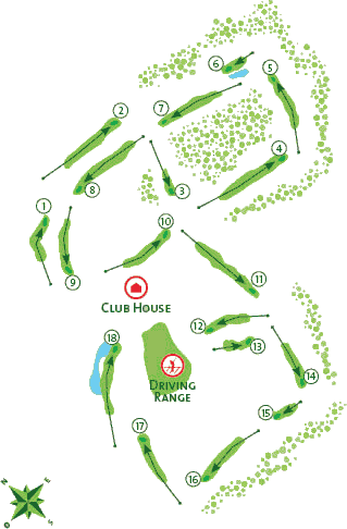 Millennium Golf Course layout