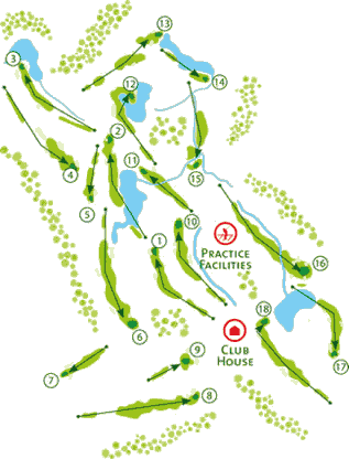 Monte Rei Golf Course layout