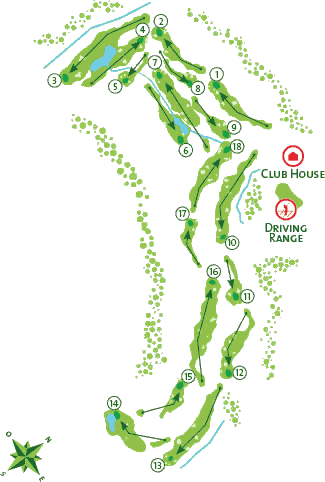 Morgado Golf Course layout