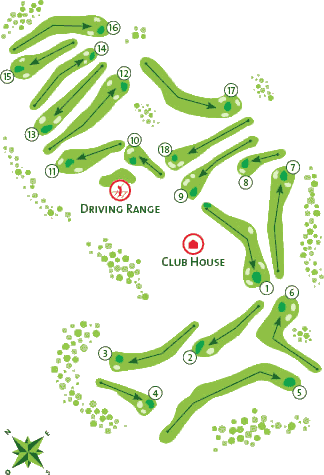 Palmares Golf Course layout