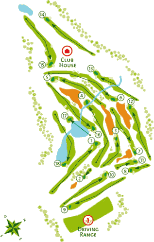 Quinta de Cima Golf Course layout