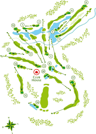 Quinta do Vale Golf Course layout