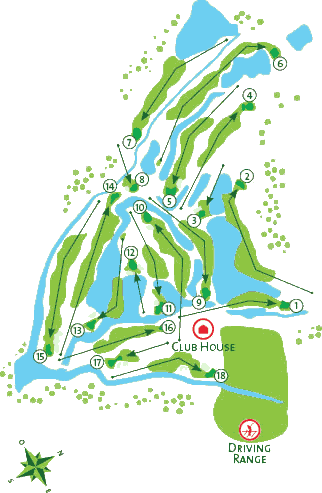Salgados Golf Course layout