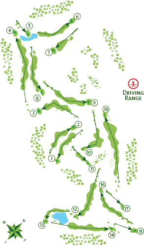 Vale da Pinta Golf Course layout