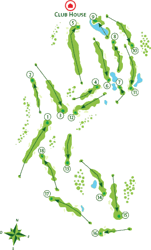 Vale do Lobo Royal Golf Course layout